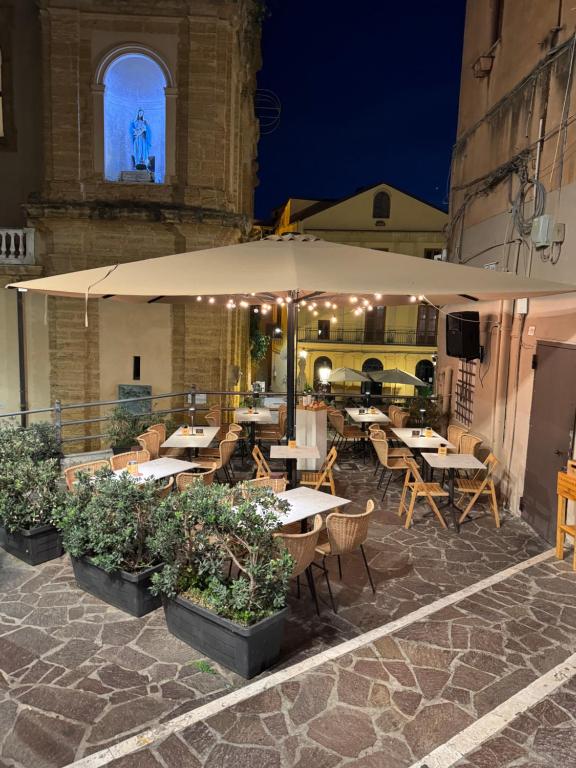 Restaurace v ubytování Le Scalette del centro