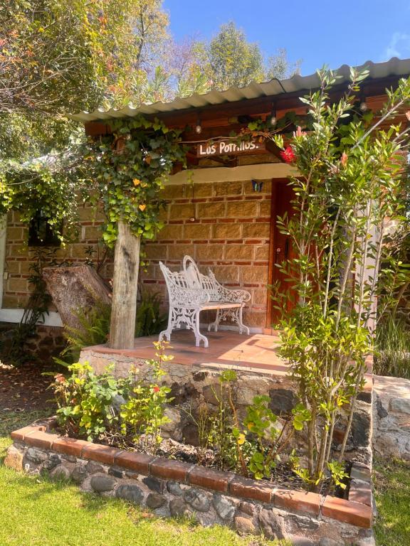 Zahrada ubytování Cabañas Cumbres de Aguacatitla