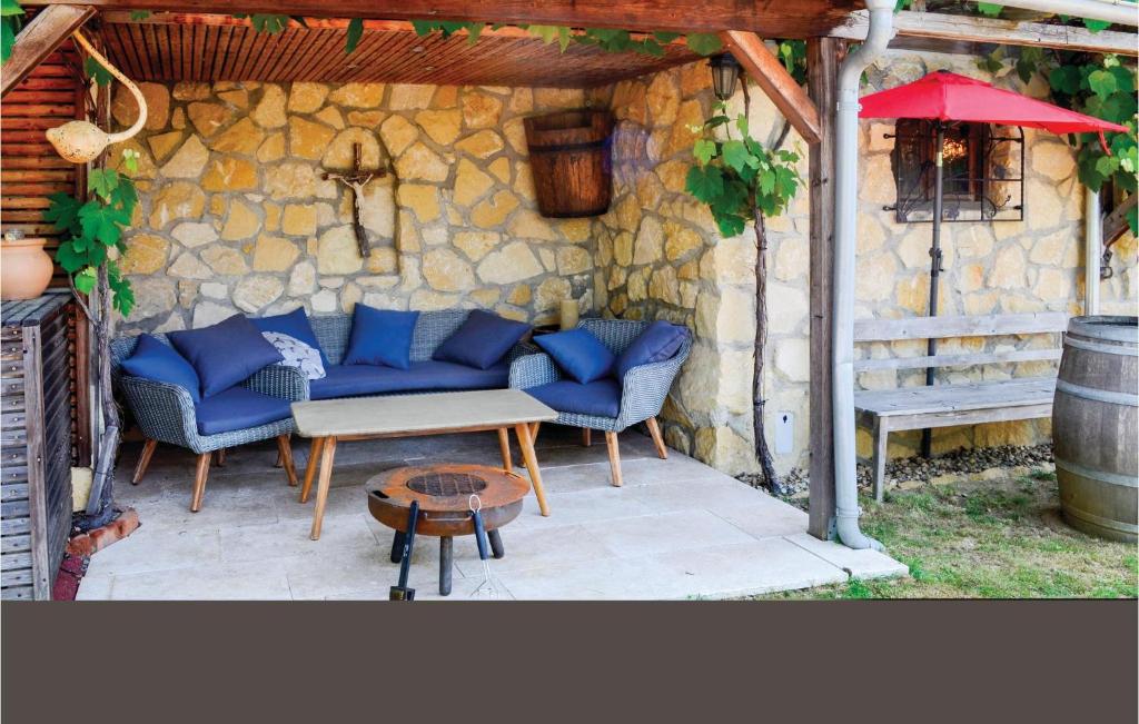 Posedenie v ubytovaní Ferienhaus Mit Pool Und Sauna