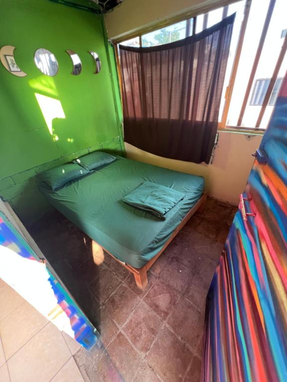 Giường trong phòng chung tại Pipeline Hostel