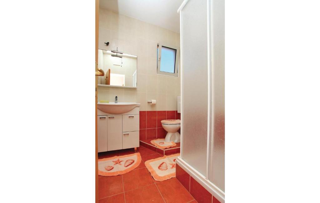Koupelna v ubytování Apartment Prigradica O-525