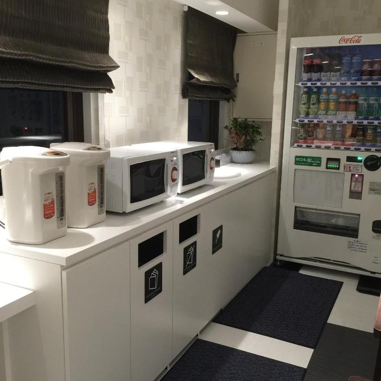 Kuchyň nebo kuchyňský kout v ubytování Tokyo Ariake Bay Hotel