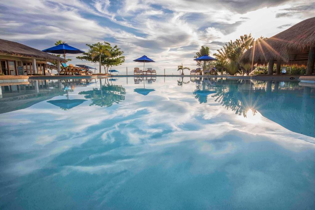 Bazén v ubytování Salamangka Resort nebo v jeho okolí