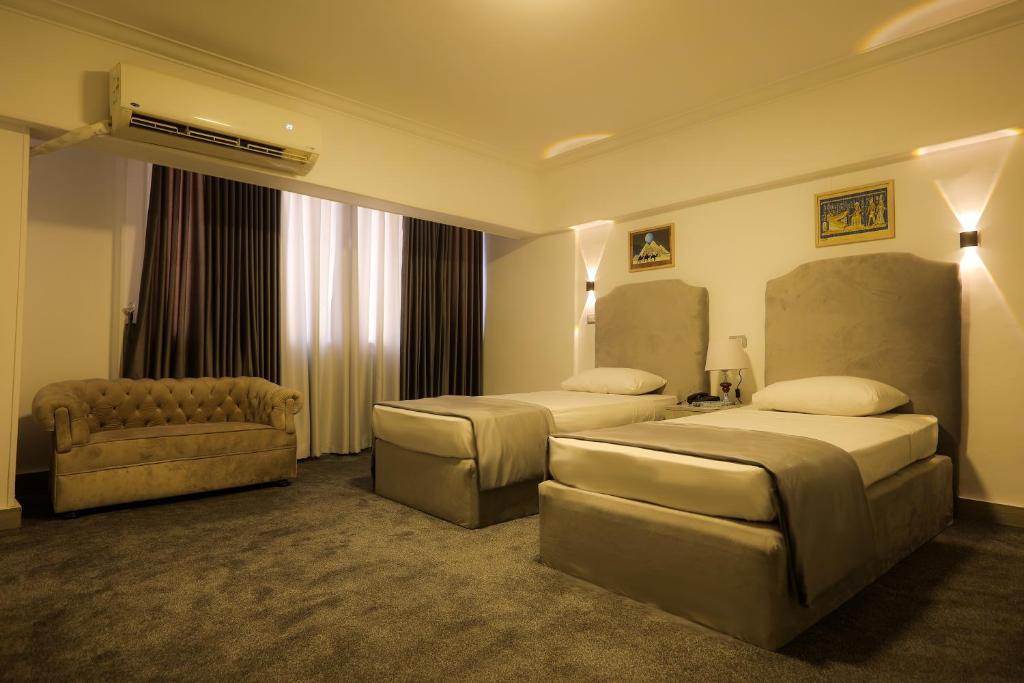 Posezení v ubytování Aura Inn Hotel Cairo