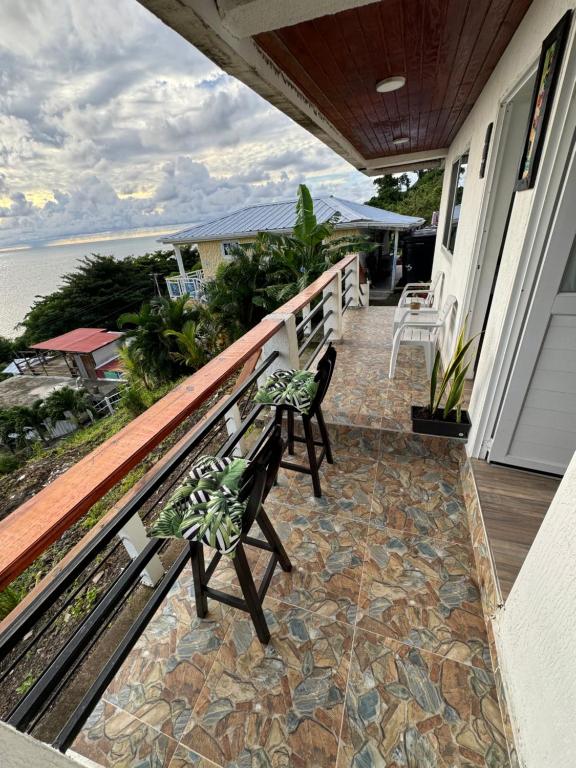 Balkón nebo terasa v ubytování Sea Breeze inn