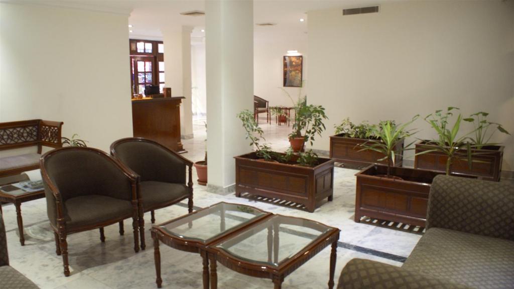 Posezení v ubytování Hotel Alpana