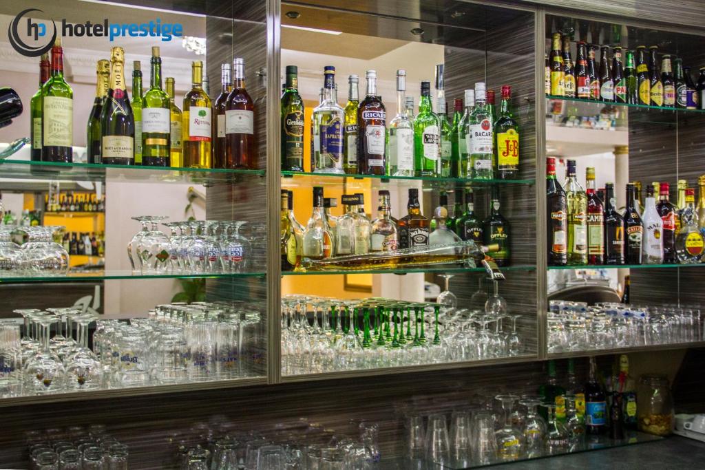 Nápoje v ubytování Hotel Prestige