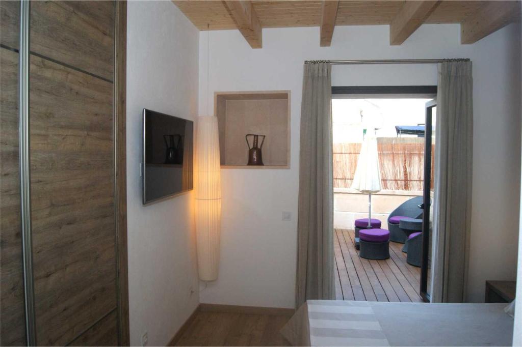 Posezení v ubytování Petit Hotel C'an Mel