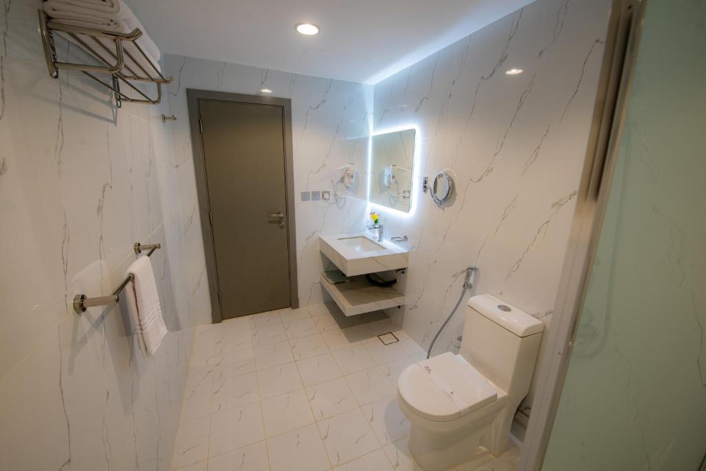 Koupelna v ubytování Neema Hotel Al Wajh