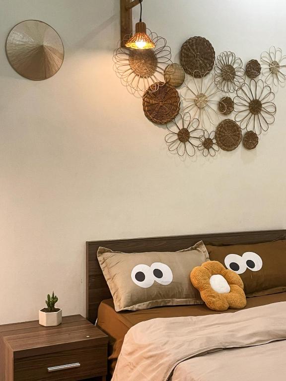 Postel nebo postele na pokoji v ubytování Little Chái Nho Homestay