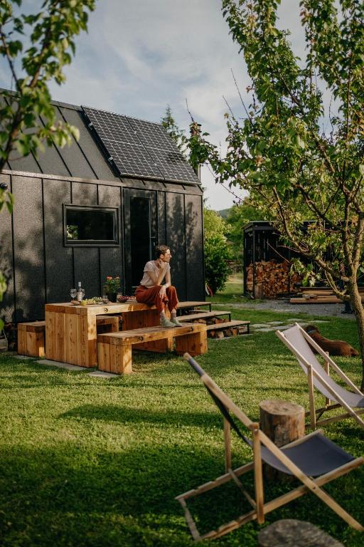 Zahrada ubytování AIVA Glamping