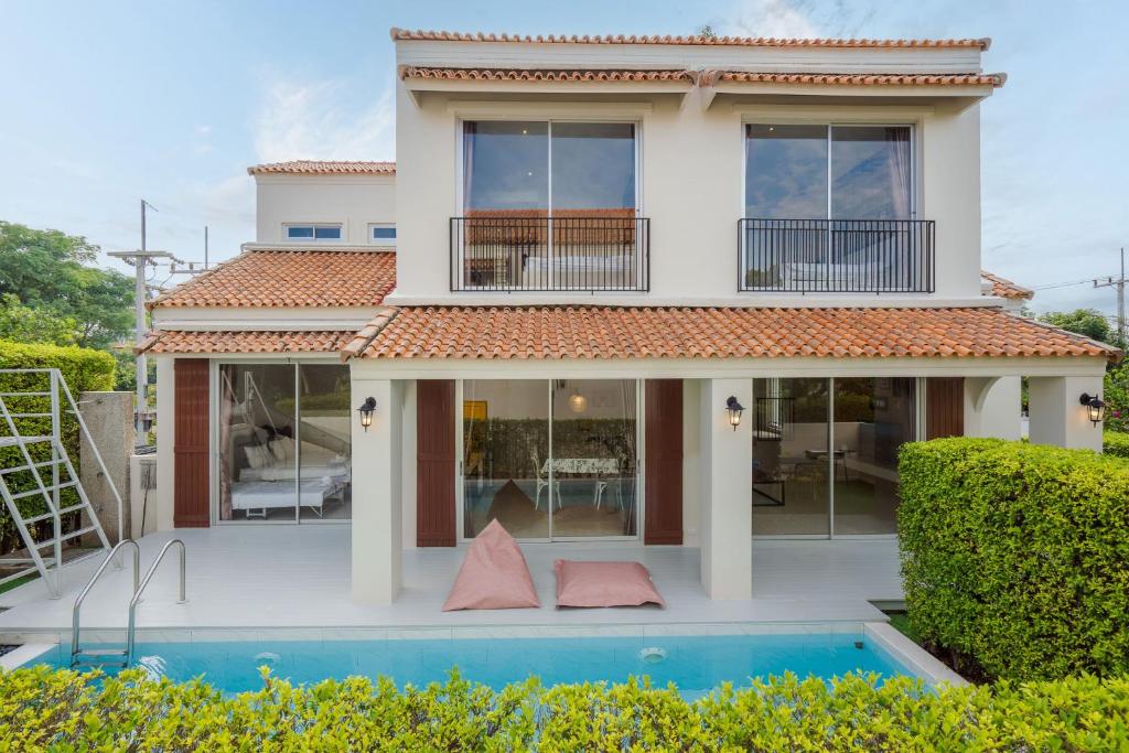 Venice Beach Village Hua Hin Pool Villa - 带花园的别墅