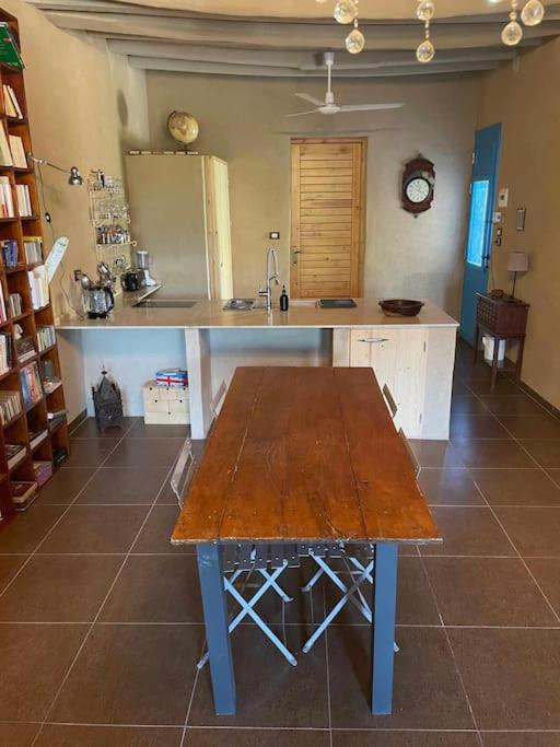 Kuchyň nebo kuchyňský kout v ubytování Ecolodge El Beit