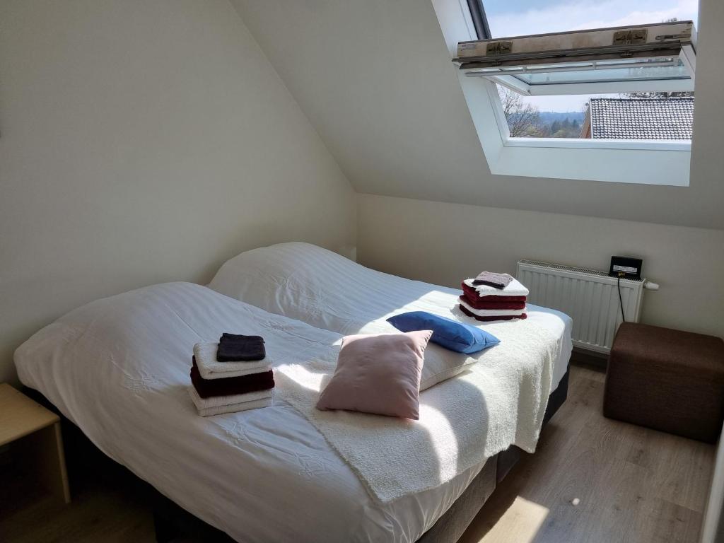 Postel nebo postele na pokoji v ubytování Vakantiewoning Bisonder