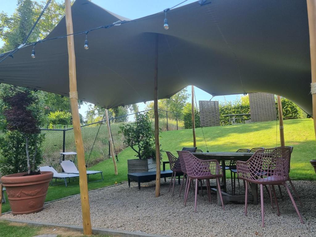 Zahrada ubytování Vakantiewoning Bisonder