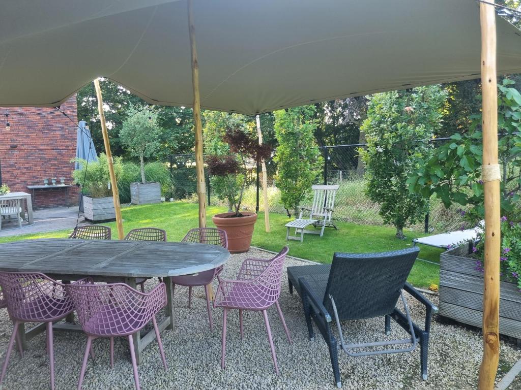 Zahrada ubytování Vakantiewoning Bisonder
