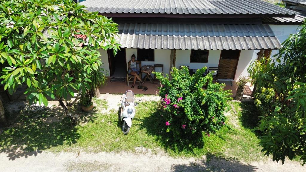 Zahrada ubytování navaa Bungalow