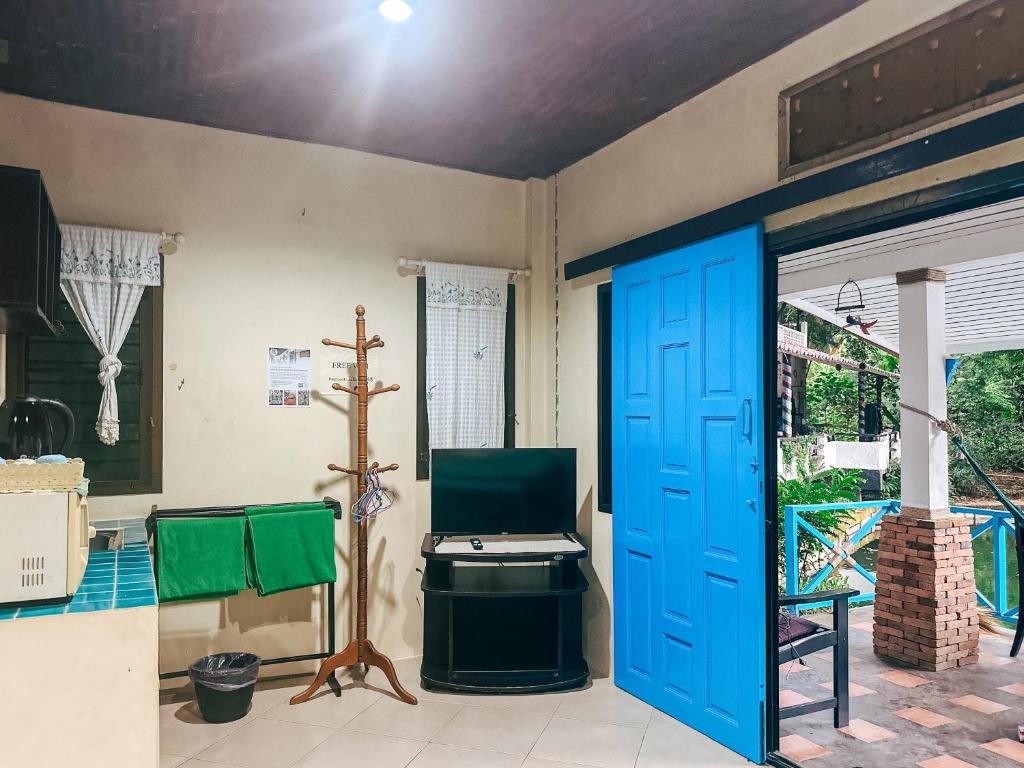 Posezení v ubytování Baan Suanthip Homestay - Aoluek Natural Retreat