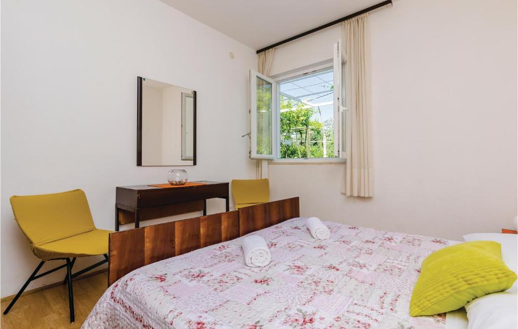 Posteľ alebo postele v izbe v ubytovaní Apartment Senj Cr