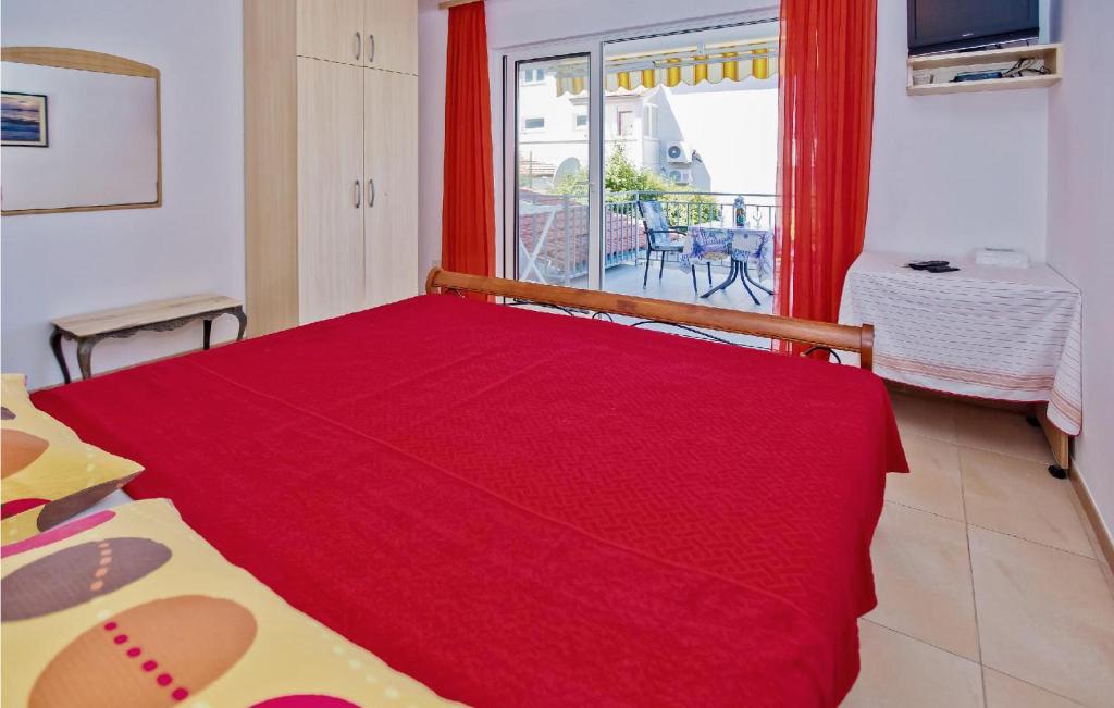Posteľ alebo postele v izbe v ubytovaní Stunning Apartment In Hvar With Wifi