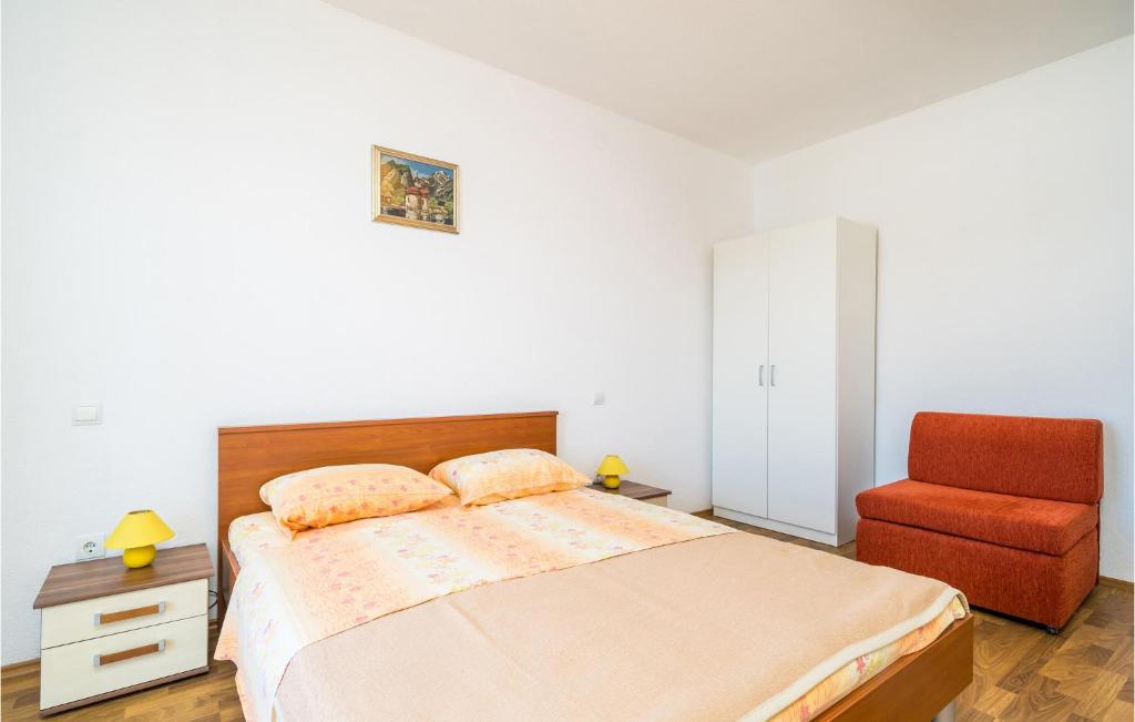 Posteľ alebo postele v izbe v ubytovaní Apartment Gruda Molunat