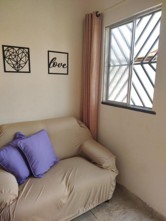 Ruang duduk di Casa da Fê