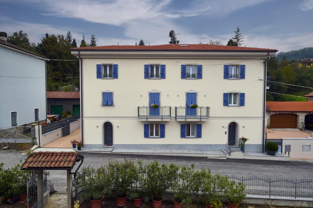 Budova, kde se aparthotel nachází