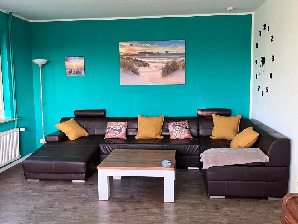 Posezení v ubytování Ferienhaus Sonnendeich