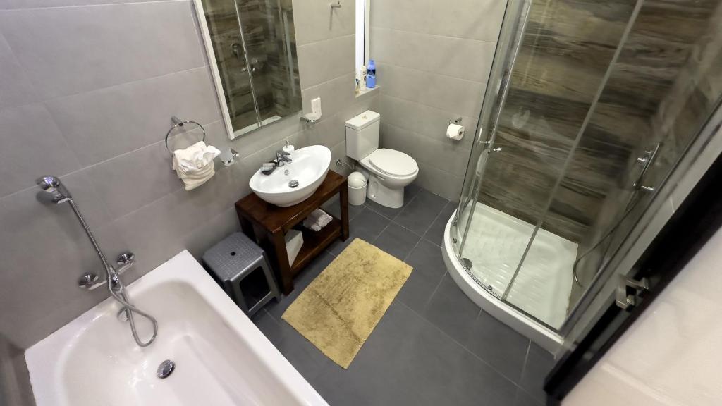 Koupelna v ubytování Apartament in Ta' Xbiex 3BR- 3 min Yatch Marina