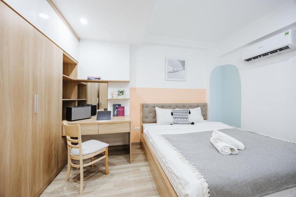 Postel nebo postele na pokoji v ubytování The Euphoria Sophisticated Style - Stay 24h