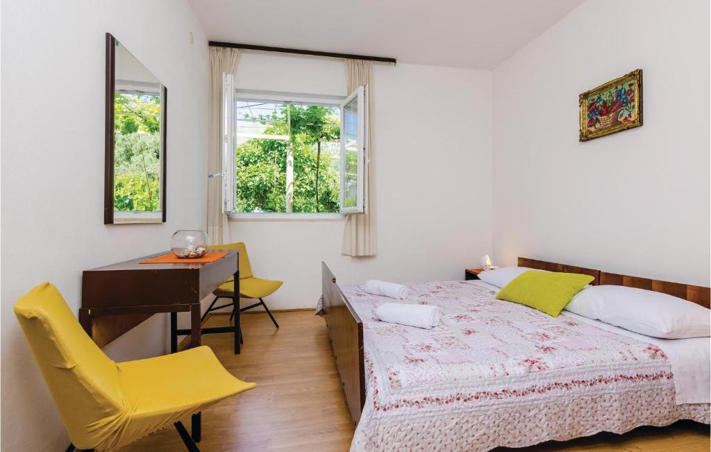 Posteľ alebo postele v izbe v ubytovaní Apartment Senj Cr