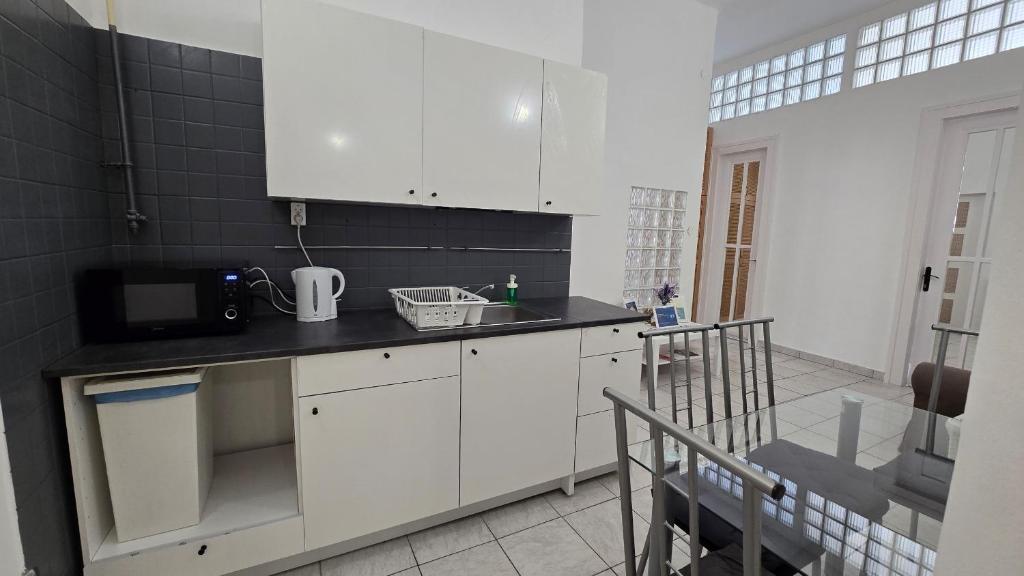 Kuchyň nebo kuchyňský kout v ubytování Astoria Guesthouse
