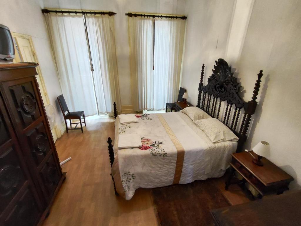 Ένα ή περισσότερα κρεβάτια σε δωμάτιο στο Residencial Clérigos ROOM 4