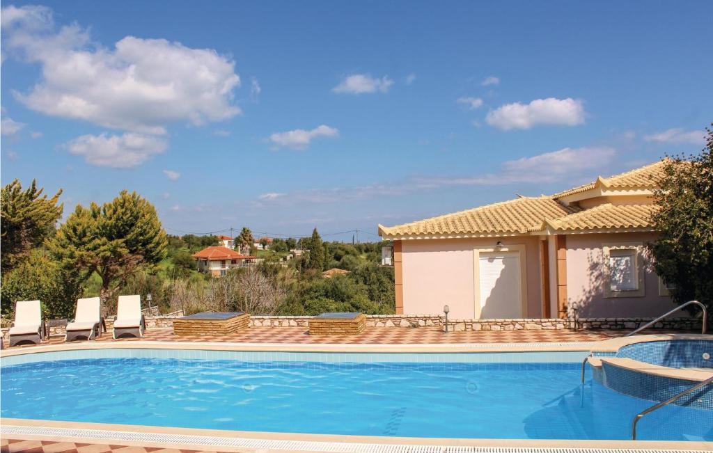 The swimming pool at or close to Amazing Home In Koroni With Jacuzzi
