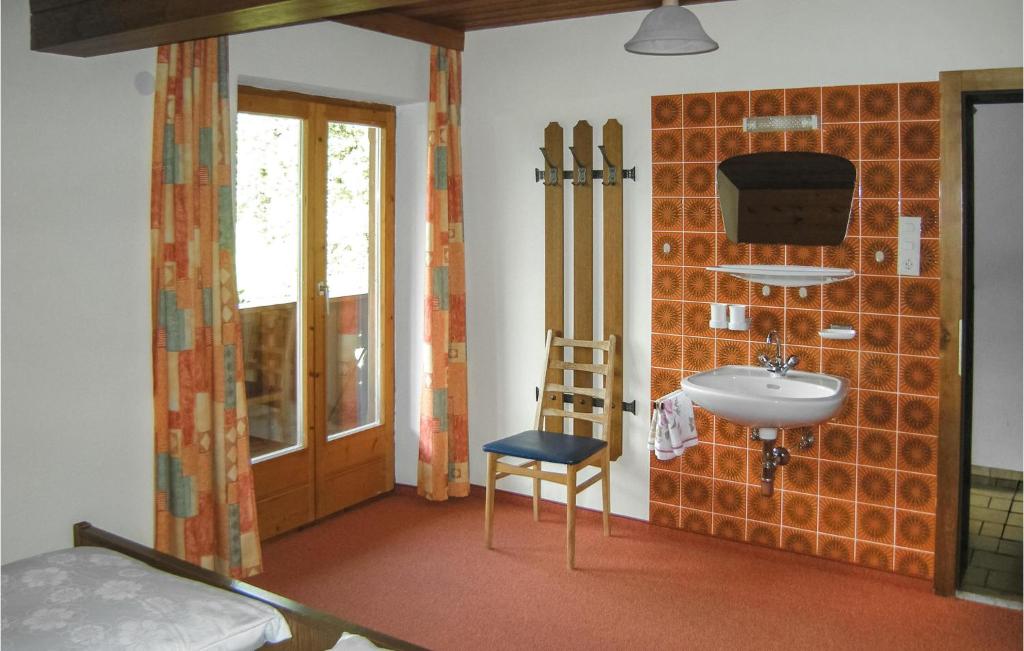 Łazienka w obiekcie Ansprechende Ferienwohnung
