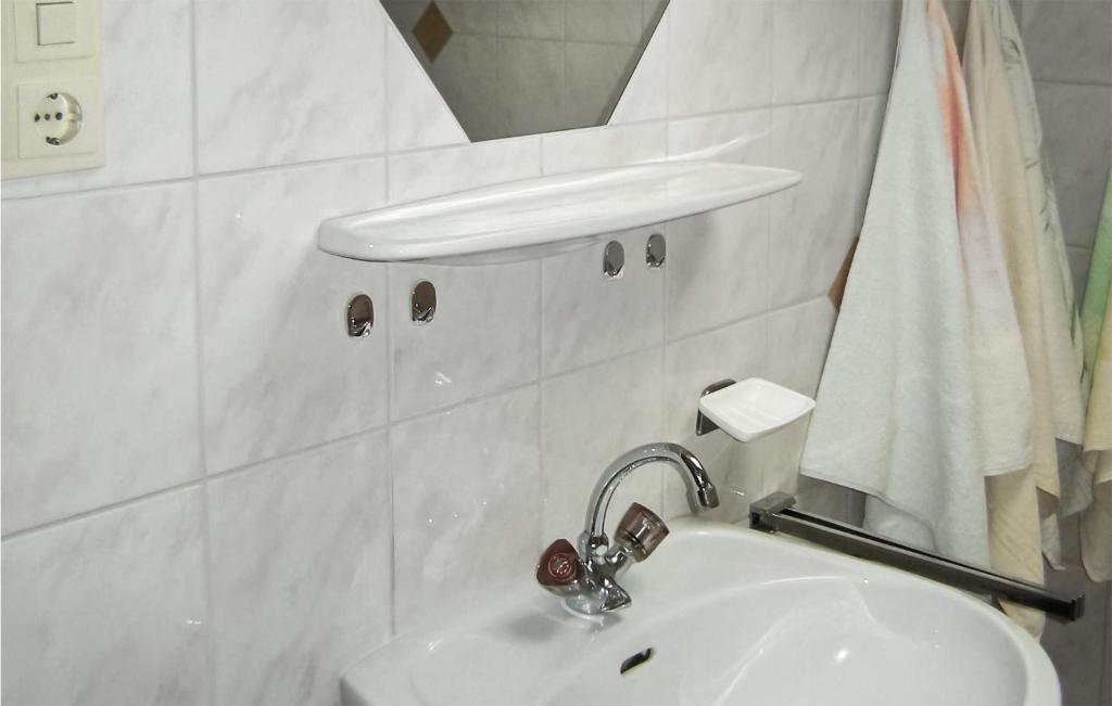Łazienka w obiekcie Ansprechende Ferienwohnung