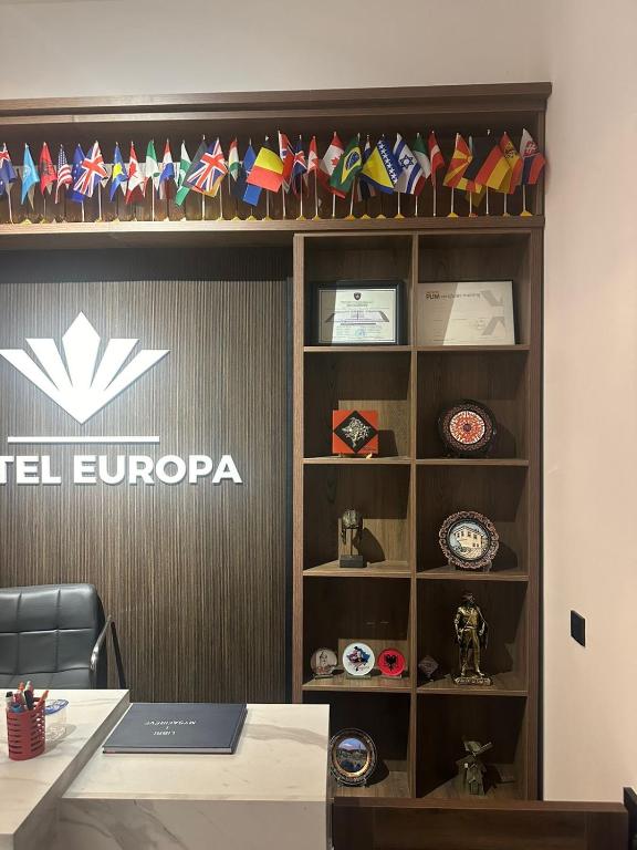 Certifikát, hodnocení, plakát nebo jiný dokument vystavený v ubytování Hotel Europa Prishtina