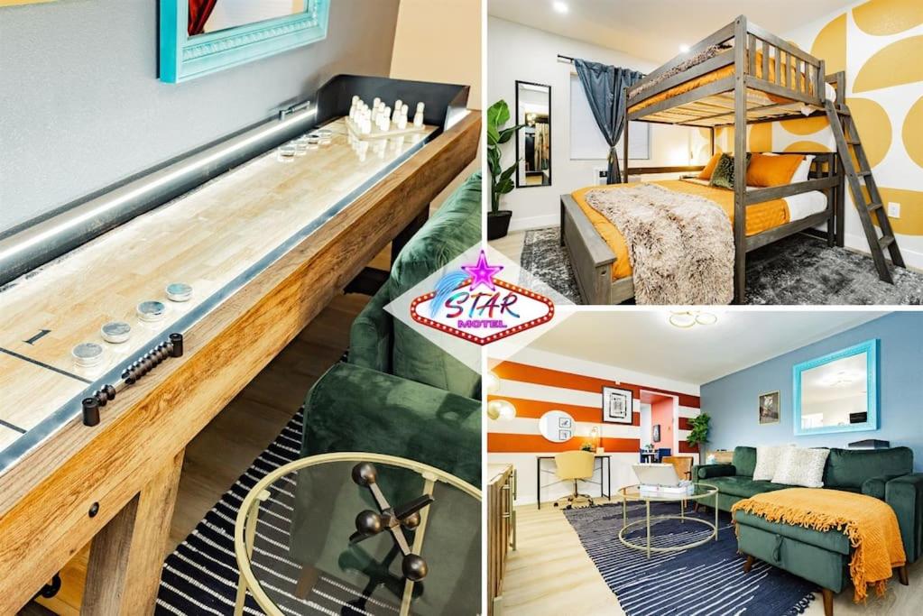 Χώρος καθιστικού στο Star Motel Unit 4- Premier Downtown Hotel Luxury 1br Private Oasis