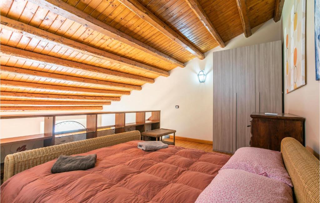 Posteľ alebo postele v izbe v ubytovaní Cozy Home In Grammichele