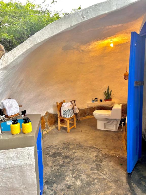 Koupelna v ubytování Bahareque glamping