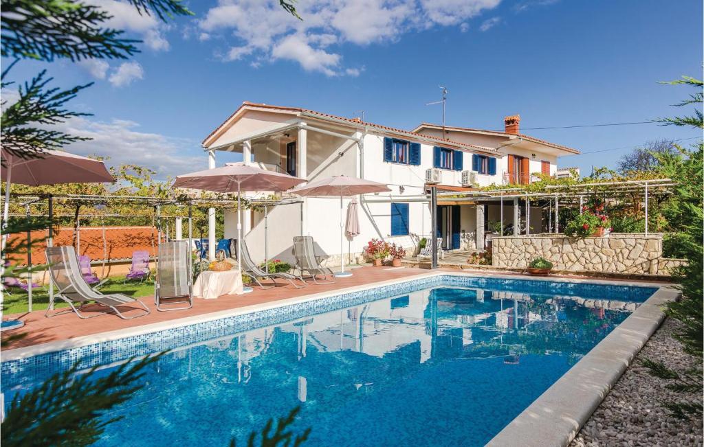Lovely Home In Nedescina With Wifi
