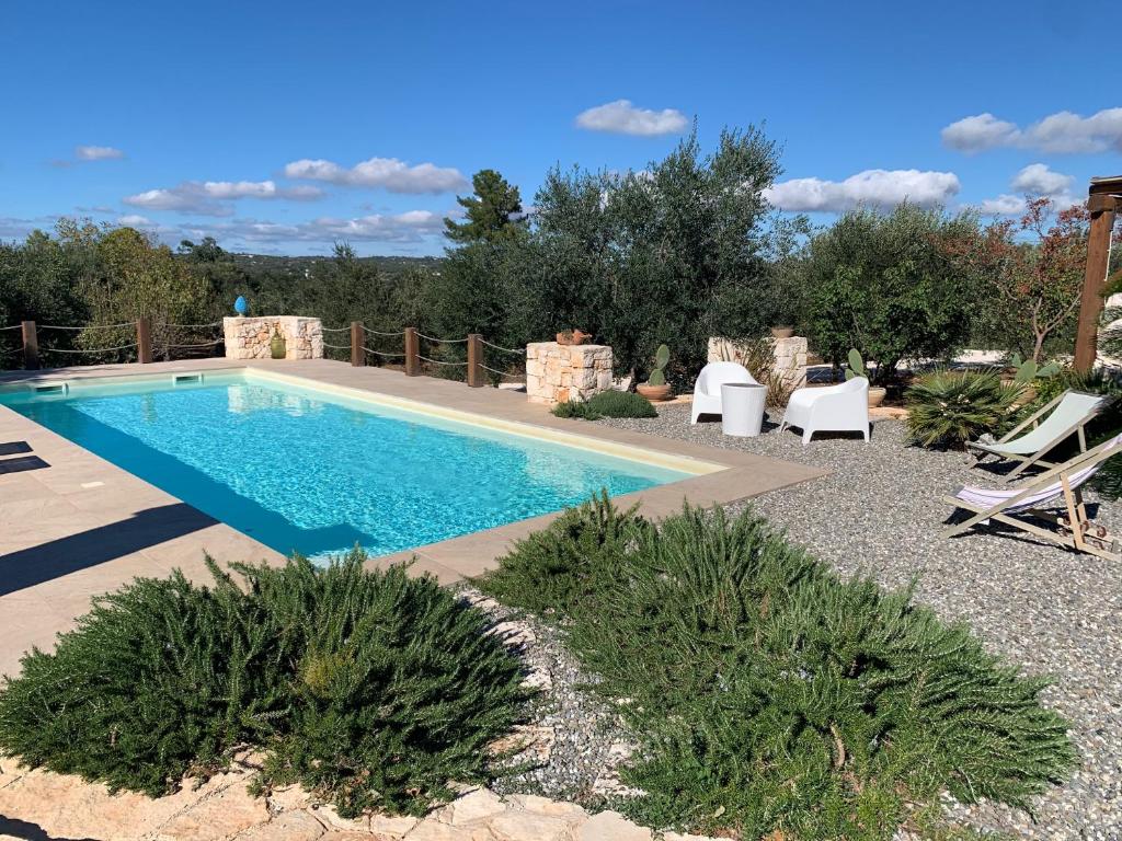Bazén v ubytování Trulli Santa Maria Odegitria Relais nebo v jeho okolí