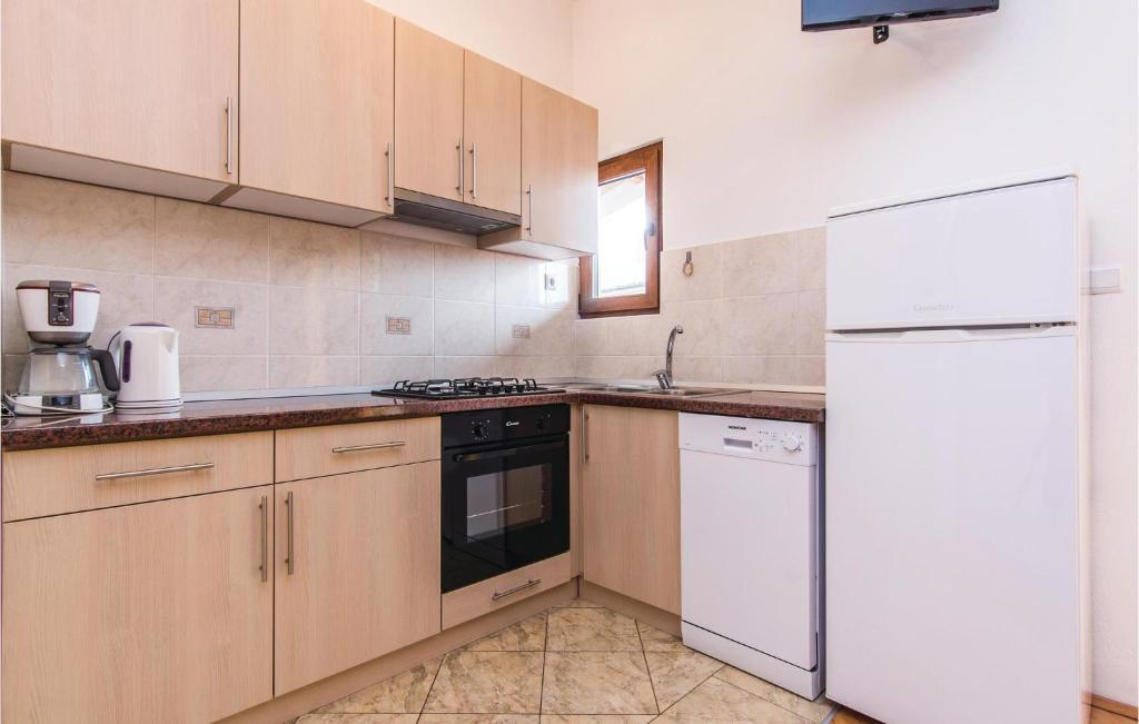 Kuchyňa alebo kuchynka v ubytovaní Beautiful Apartment In Starigrad