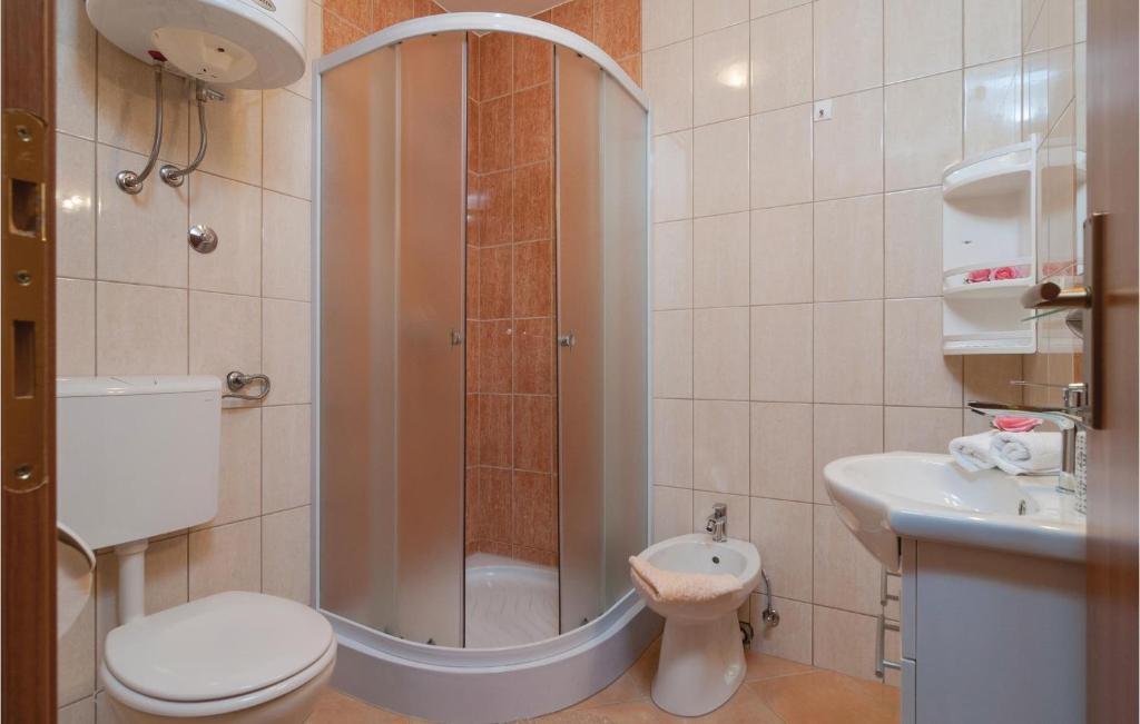 Koupelna v ubytování Apartment Supetar 43