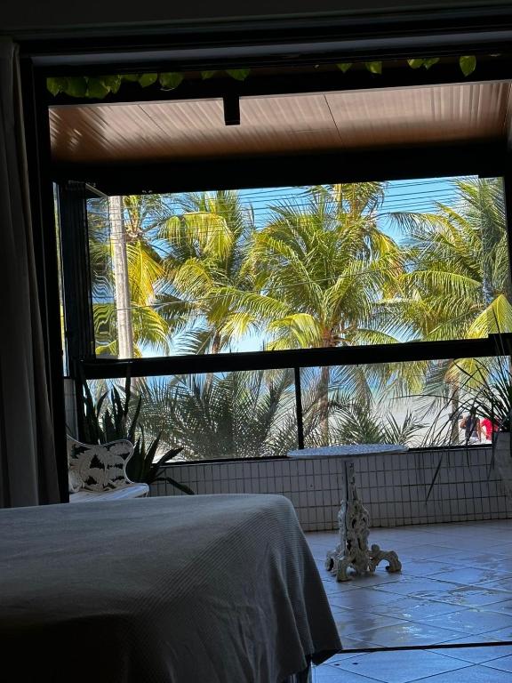 Cama ou camas em um quarto em Varandas para o Atlântico. Frente mar!
