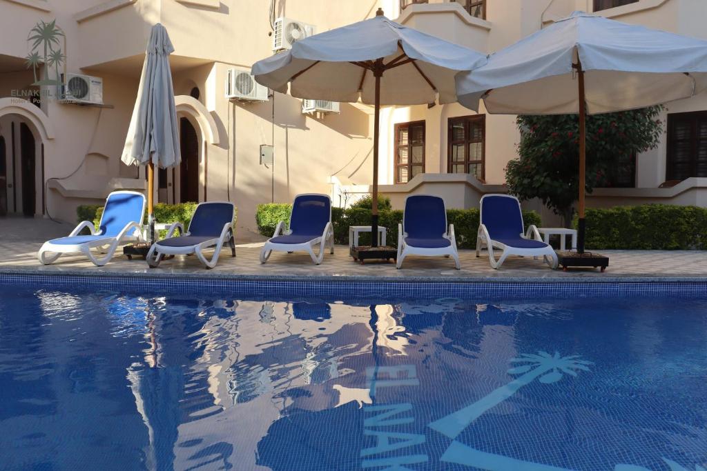Bazén v ubytování El Nakhil Hotel nebo v jeho okolí