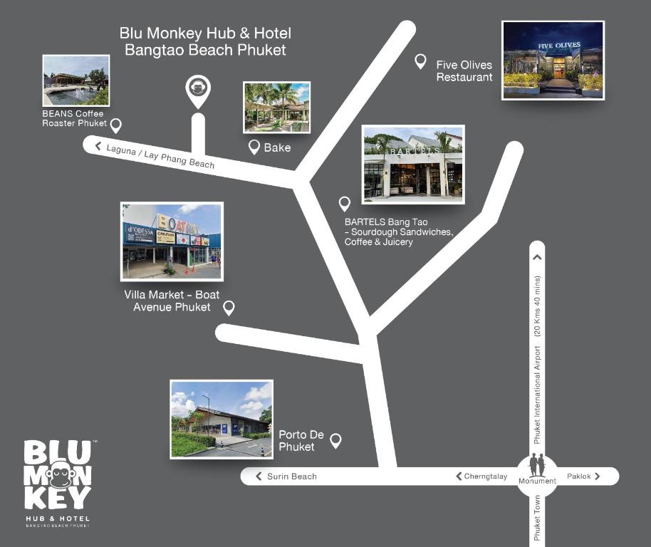 Fotografie z fotogalerie ubytování Blu Monkey Hub and Hotel Laguna, Bangtao Phuket v destinaci pláž