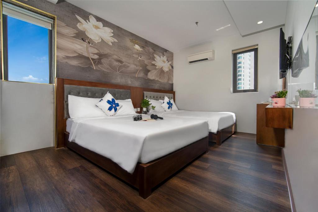 Phòng Deluxe 2 Giường Đơn Nhìn Ra Biển
