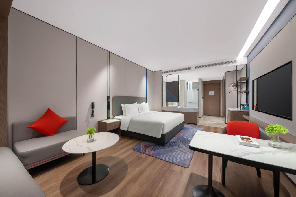Holiday Inn Express Wuxi Xishan, an IHG Hotel - Camera King Standard Con Spazio Extra Al Piano