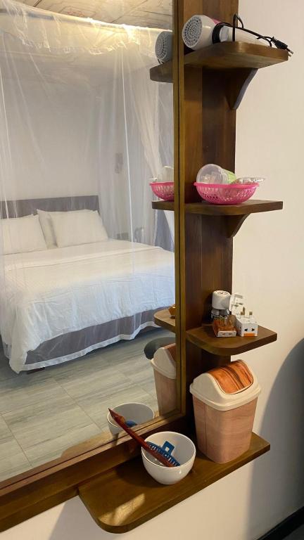 Postel nebo postele na pokoji v ubytování Cinnamon Homestay ella